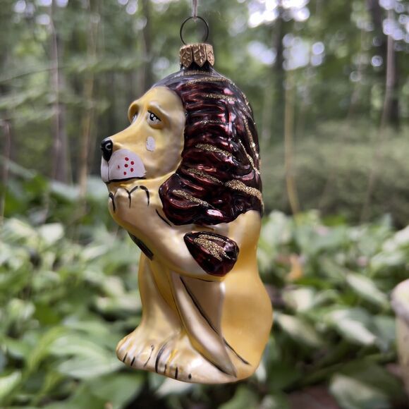Kurt Adler WIZARD OF OZ Crying Cowardly Lion Holiday Ornament  Hand Blown Glass - Picture 3 of 10